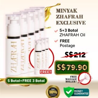 Pakej Berbaloi 5 botol, FREE 3 botol (tahan 4-5 Bulan, Jimat!)